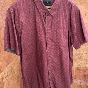 Shouthouse Men's Maroon Shirt